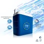 BigDean Kühlbox 24 Liter Blau Weiß Inklusive 6 Kühlakkus Bis Zu 14 Stunden  Kühlung Kühltasche Für Unterwegs Outdoor Thermobox Für Picknick Camping_2