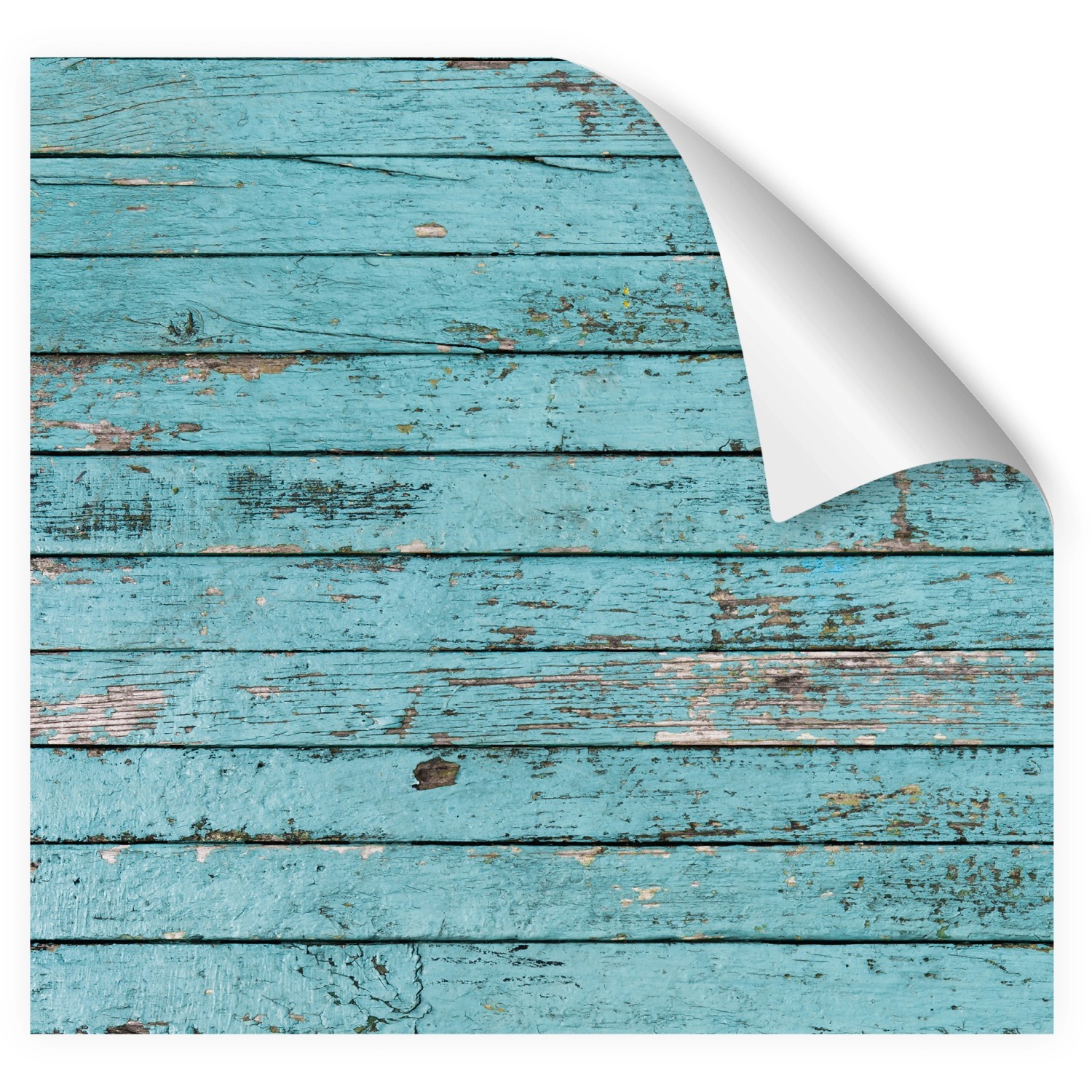 Myspotti Küchenrückwandfolie Ernest Holz, selbstklebend, 280x60 cm, blaues Holzdesign.