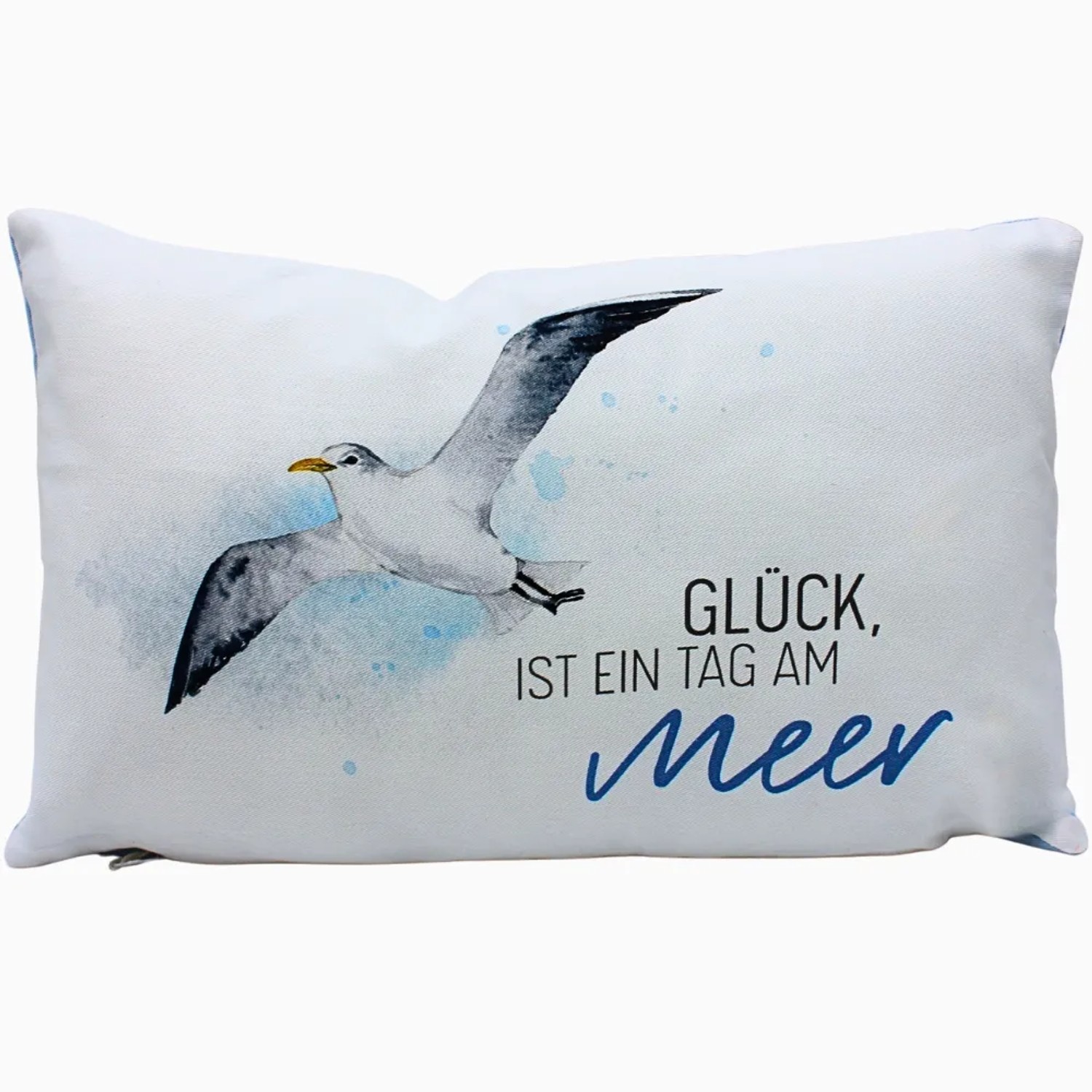 Dekohelden24 Zierkissen Dekokissen Kopfkissen Rückenkissen für Lounge L/B/H ca 40 x 13 x 23 cm 100% Baumwolle
