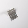 Handlaufkonsole aus Aluminium, 2er Set für Holzhandlauf (Ø 52mm) zur Wandmontage.