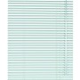 Weiße Gardinia Aluminium Jalousie, 140x175 cm, für Sicht- und Sonnenschutz.