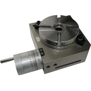 Rotwerk Teilapparat T 100 für Drehmaschine mit Rundtisch und Skala zur präzisen Einstellung.