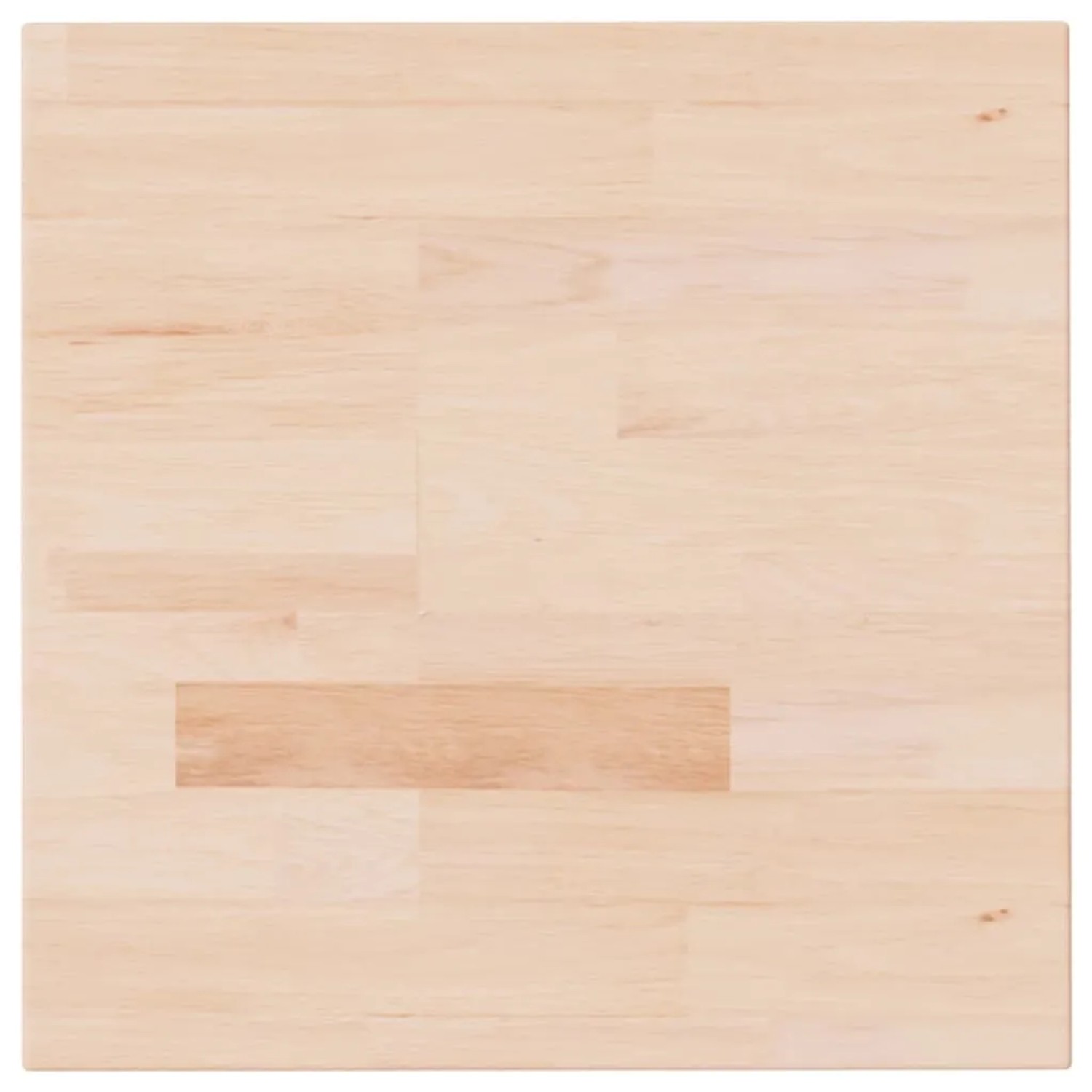 vidaXL Tischplatte Quadratisch 40x40x4 cm Eichenholz Unbehandelt