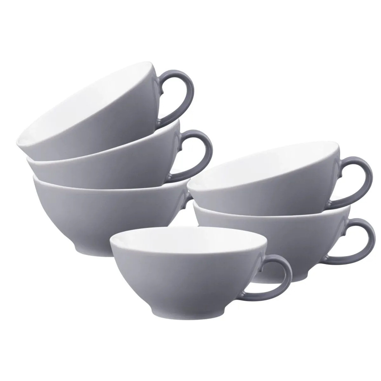 Seltmann Weiden Life Fashion Teetasse 140 ml 6er Set Elegant Grey