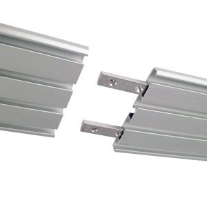 Bestlivings Verbinder für Alu-Vorhangschiene, weiß, zur Verbindung von 2 Schienen.