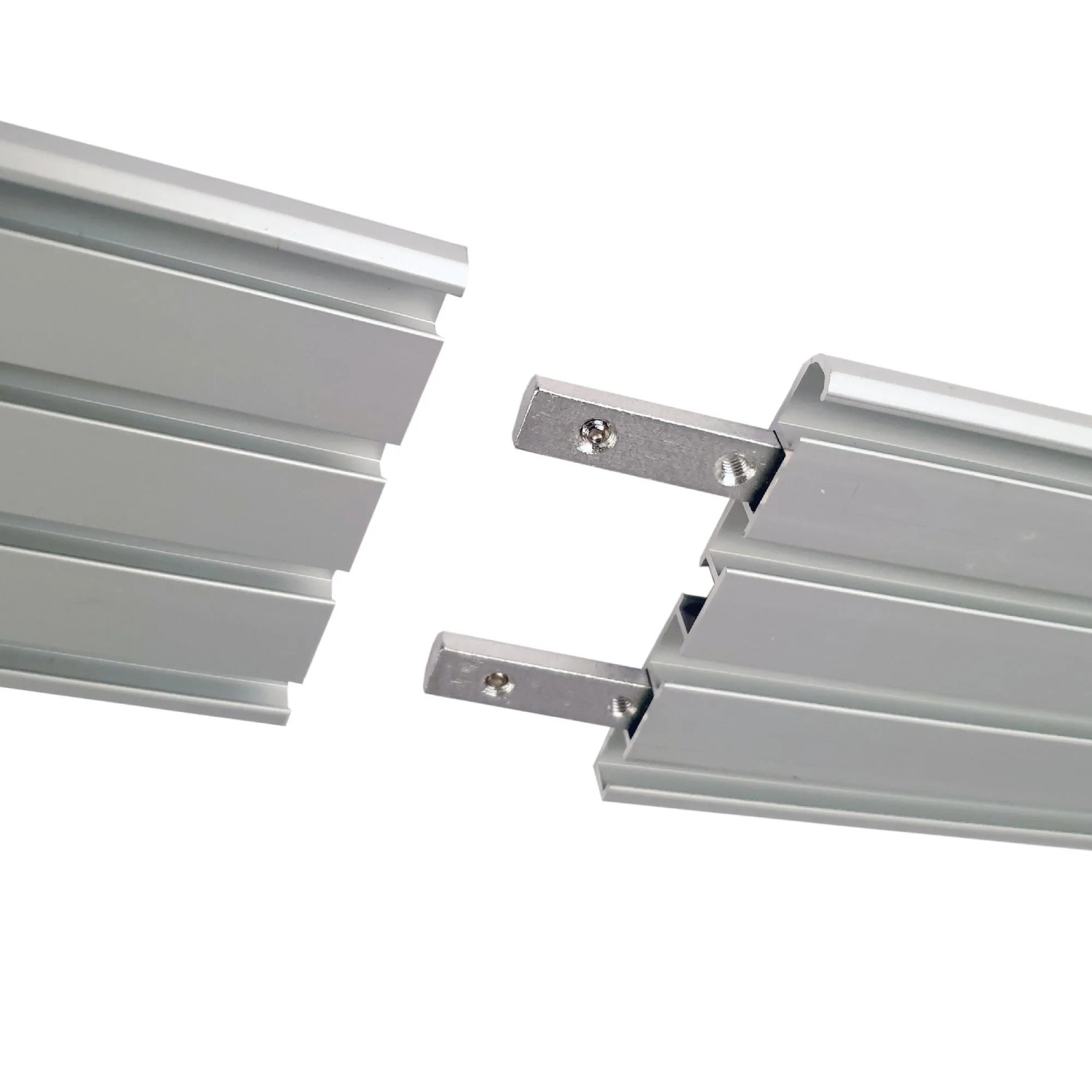 Bestlivings Verbinder für Alu-Vorhangschiene, weiß, zur Verbindung von 2 Schienen.