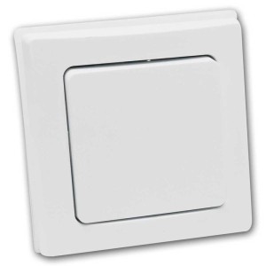 ChiliTec MILOS Wechsel Schalter IP44 Weiß Matt Schraubans