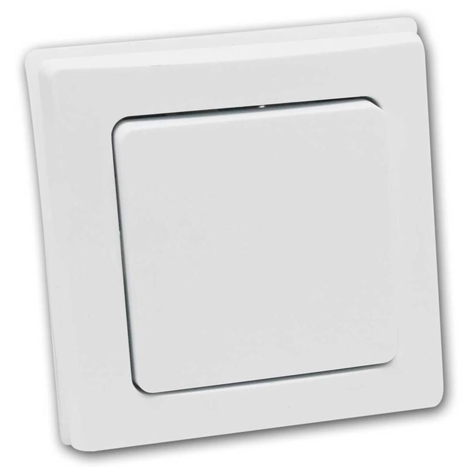 ChiliTec MILOS Wechsel Schalter IP44 Weiß Matt Schraubans