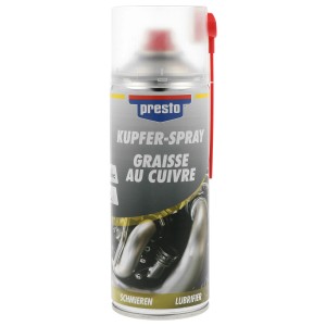 Presto Kupferspray 400ml für Lackreparatur und Korrosionsschutz.