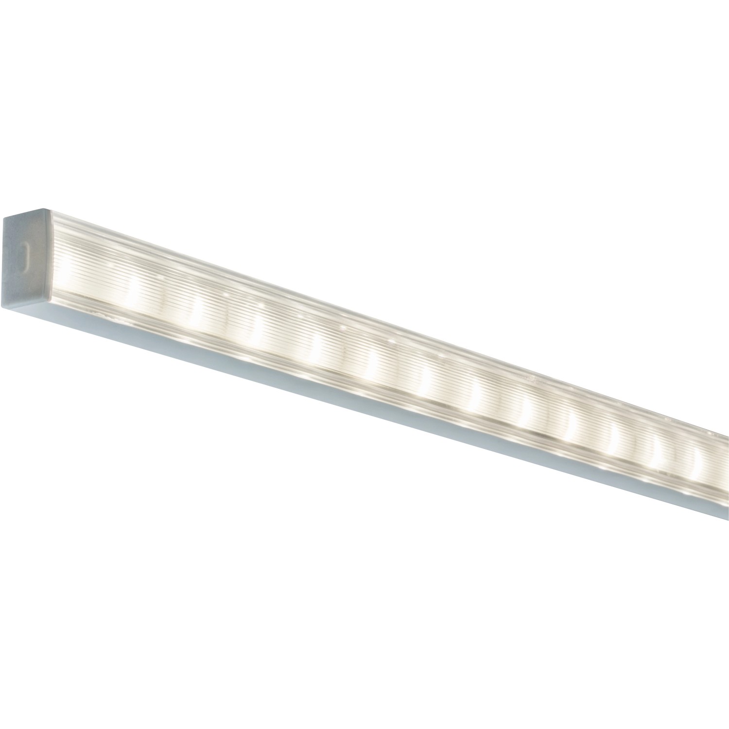 Paulmann Square Profil, 1 m LED-Streifen mit Diffusor für gleichmäßige Lichtverteilung.