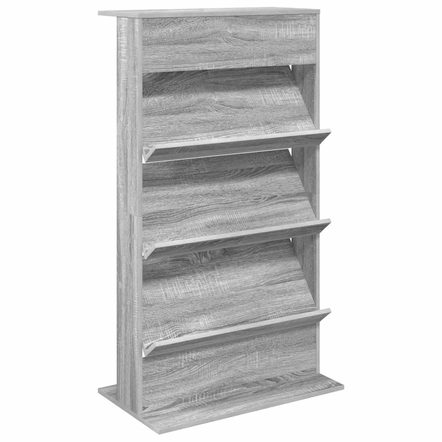 vidaXL Magazinregal Graues Sonoma 70 x 41 x 126 cm Holzwerkstoff 899532