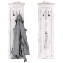 MCW Wandgarderobe H33 2er-Set, weißes Shabby-Design mit Haken für Flur und Eingangsbereich.