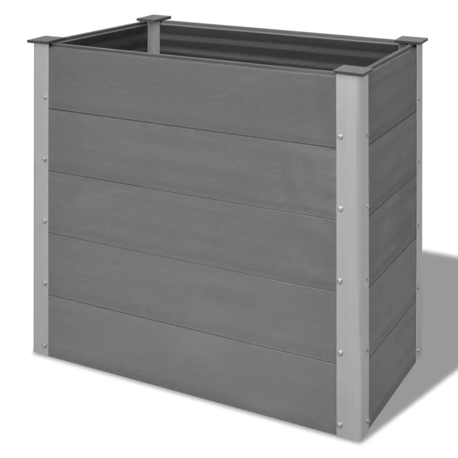 vidaXL WPC Hochbeet 100 x 50 x 91 cm Grau kaufen bei OBI