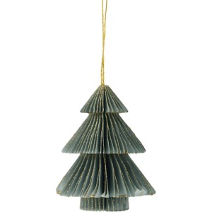 Mehrfarbiger Deko-Baum zum Aufhängen, 38 cm, Weihnachtsdekoration.