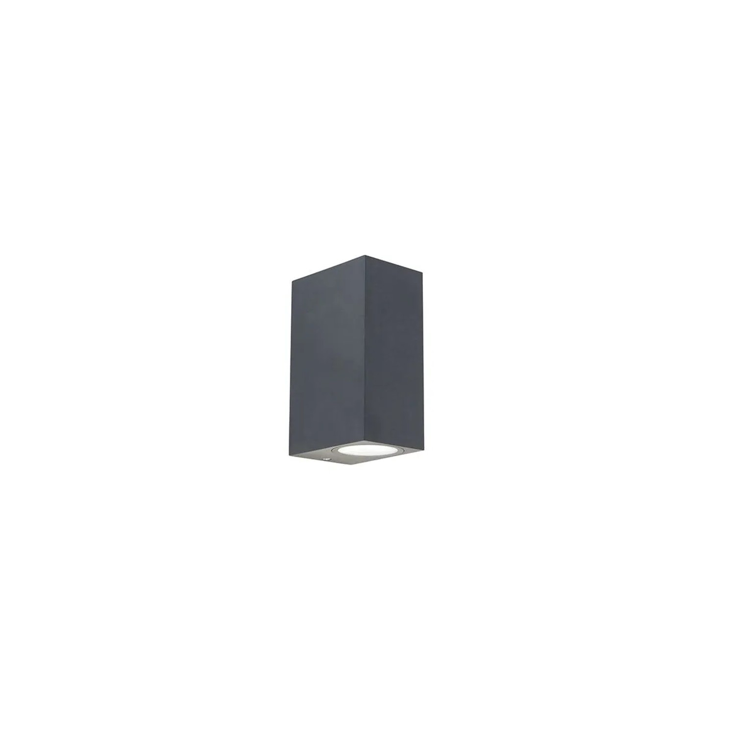 QAZQA Moderne Wandleuchte Anthrazit IP44 Baleno II