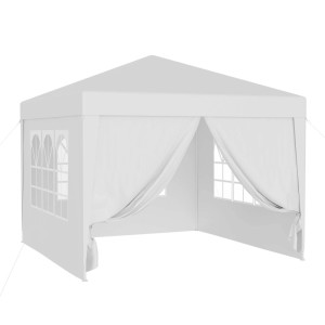 Wiltec Pavillon 3X3M In Weiß Mit Uv-Schutz 50+ Gartenpavillon Partyzelt Camping
