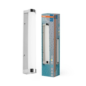 Osram Bad-Wandleuchte Orbis Tube 40 cm Chrom Click-CCT 9 W