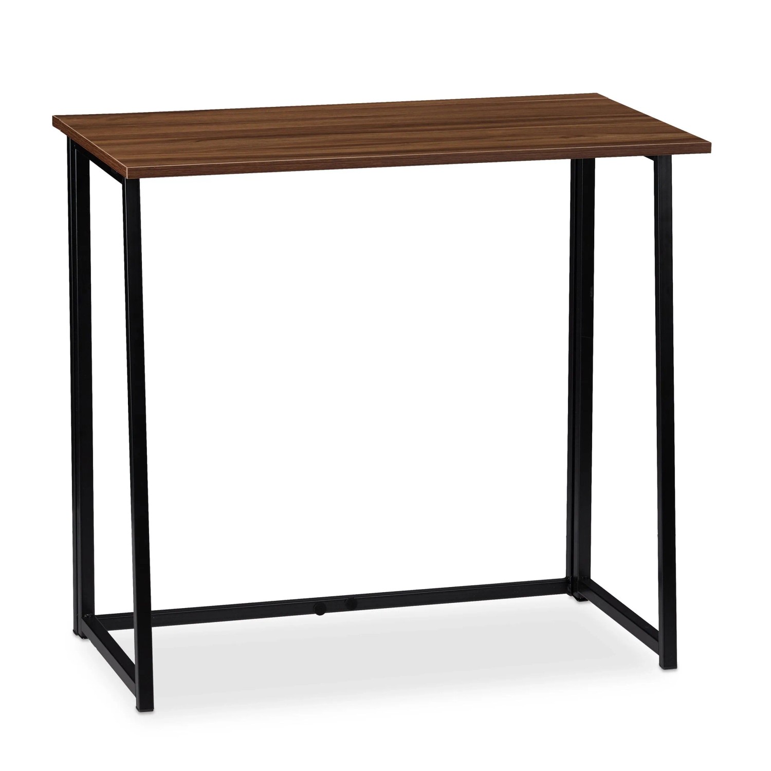 Relaxdays Computerschreibtisch PB Eisen Schwarz Klappbar 74,5 cm x 80 cm x 45 cm 7,4 kg