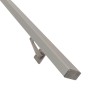 Treba CubeRail Handlauf-Set, Aluminium eloxiert, mit Wandhalterung in Edelstahloptik.