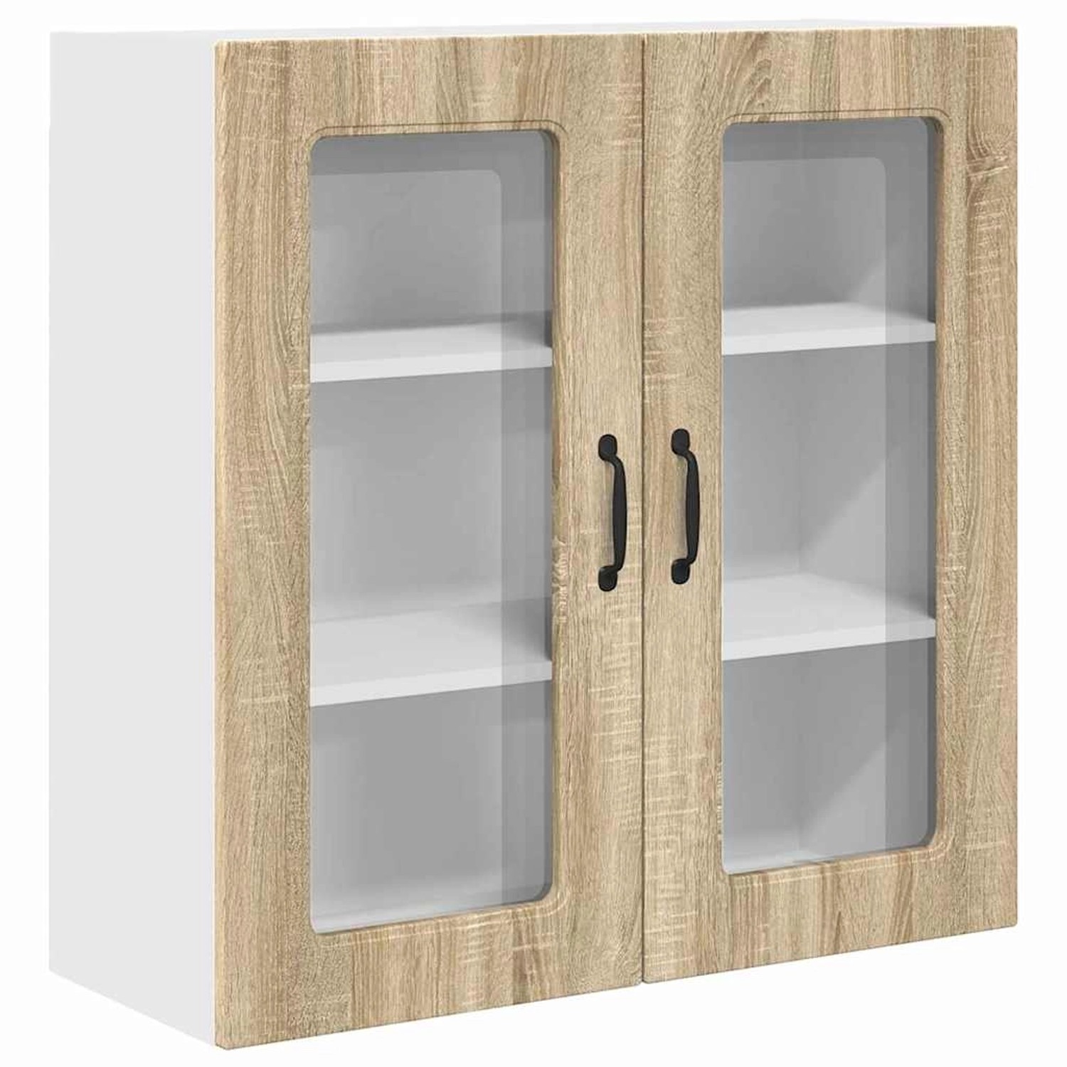 vidaXL Küchenwandschrank Sonoma-Eiche 80 x 31 x 80 cm Holzwerkstoff 884716 günstig online kaufen