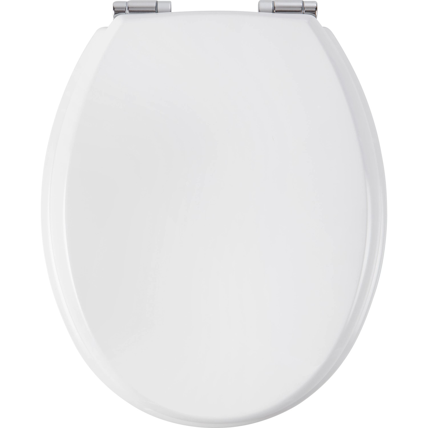 Weißer baliv WC-Sitz Laya mit Absenkautomatik und Holzkern.