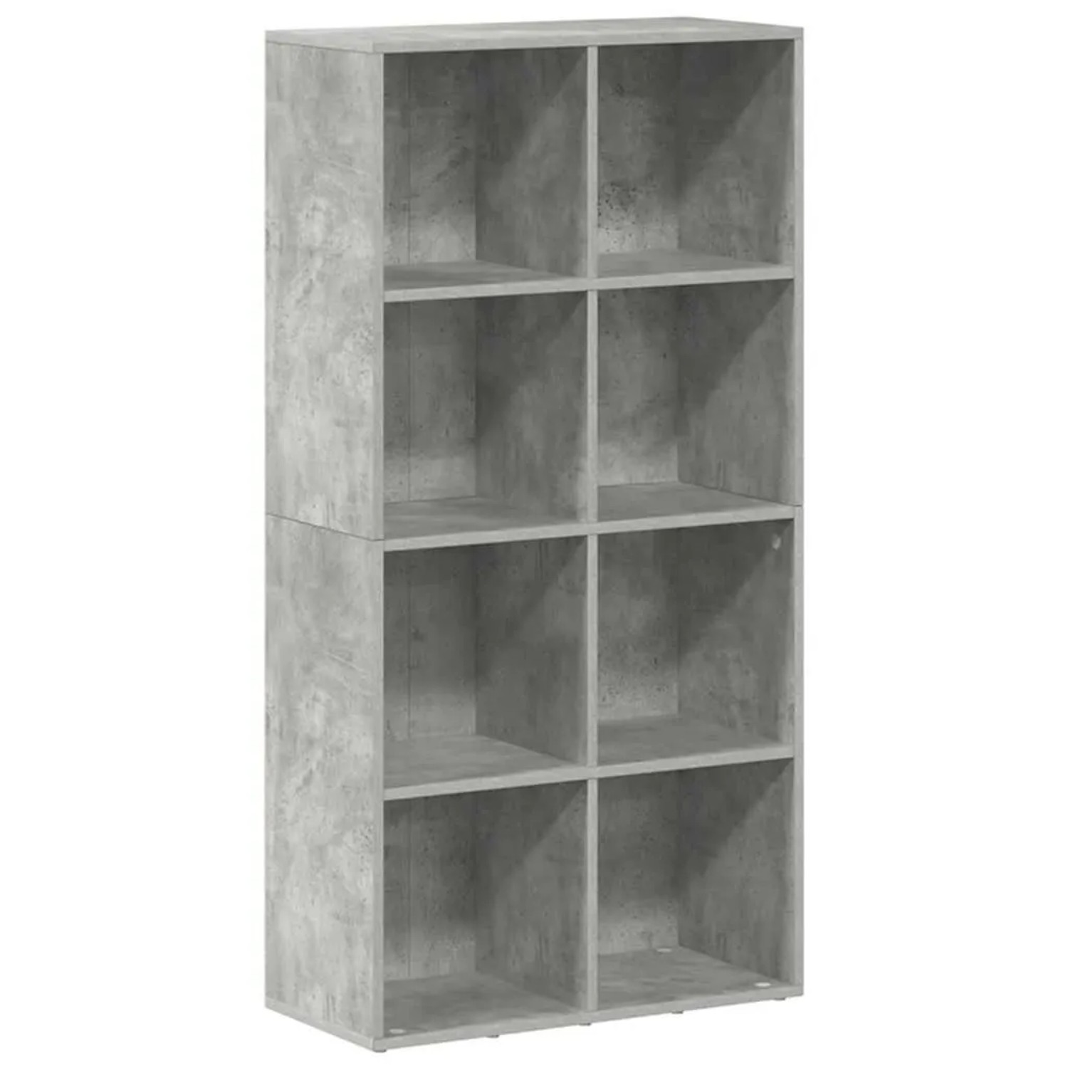 vidaXL Bücherregal/Sideboard Betongrau 66x30x130 cm Holzwerkstoff 800157 günstig online kaufen