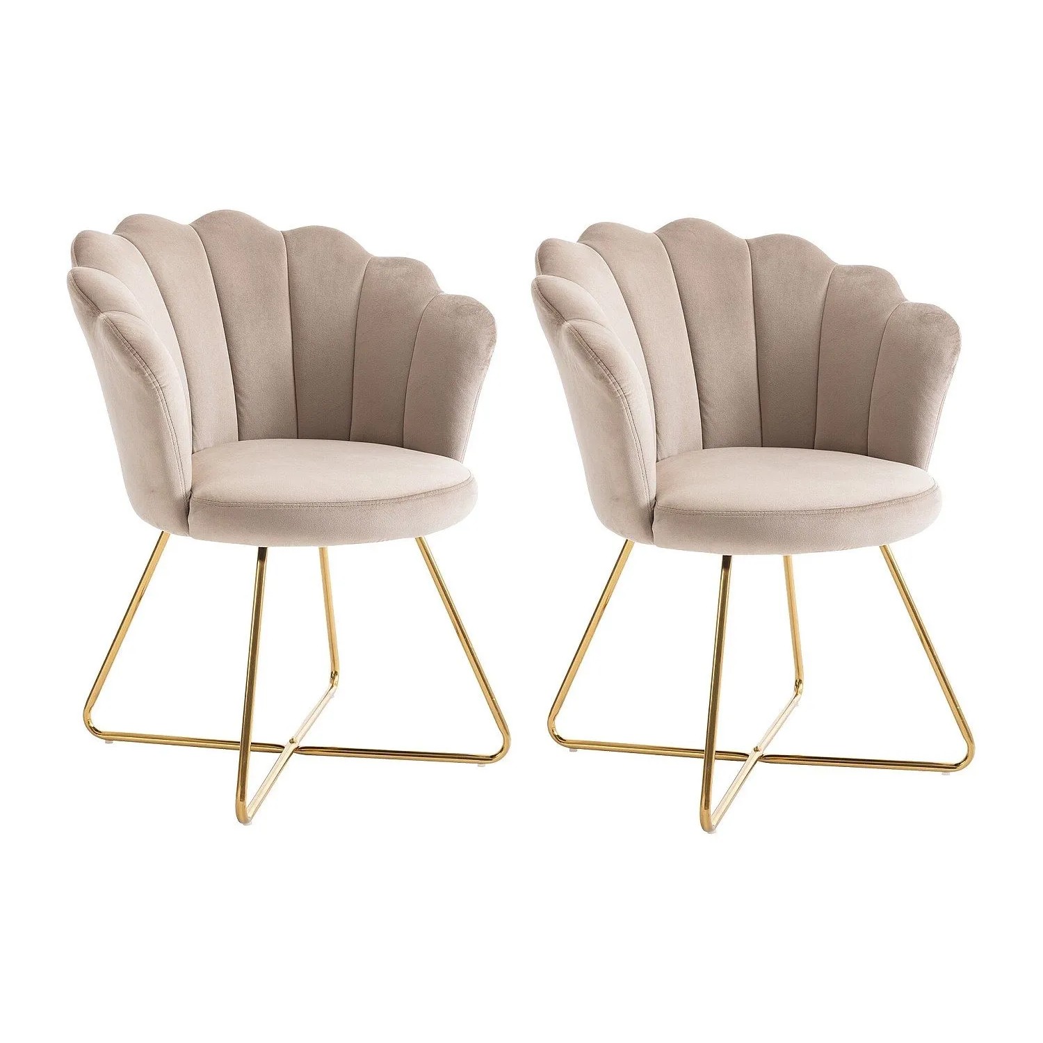 Vente-unique Stuhl Fiori Beige 69 cm