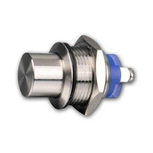 Sintron Metalltaster, 1-polig, Schließer, IP65, Ø16mm, für Schalterprogramme.