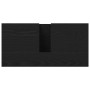 vidaXL Waschbeckenschrank, Schwarz Eichen-Optik, 60x30x60 cm, für Badezimmer