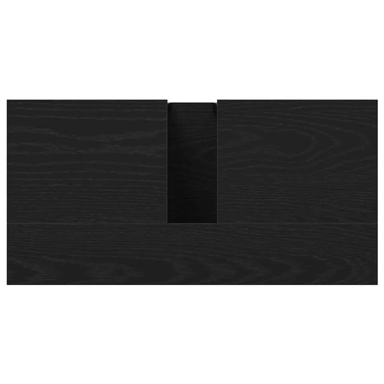 vidaXL Waschbeckenschrank, Schwarz Eichen-Optik, 60x30x60 cm, für Badezimmer
