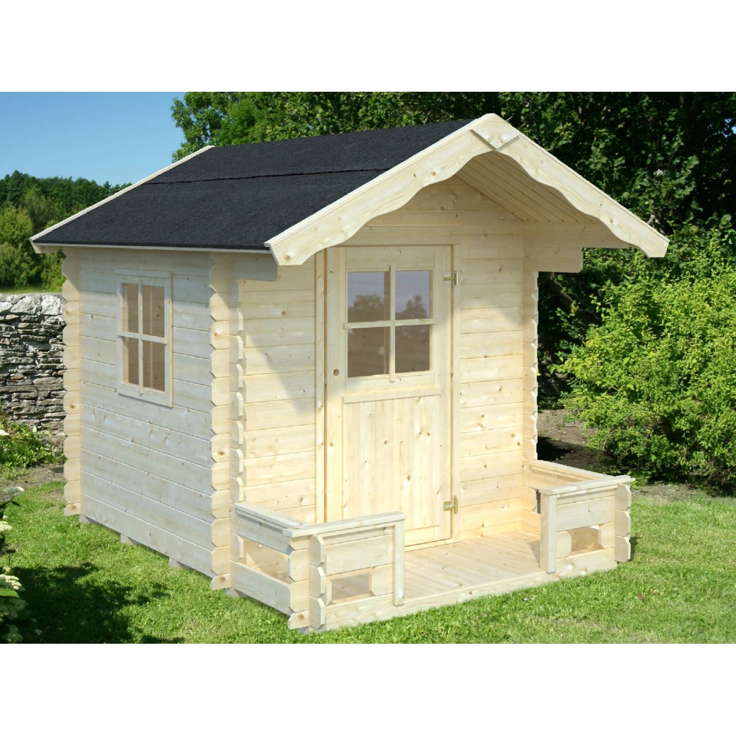 Palmako Kinderspielhaus Sam Fichte 194 cm x 200 cm x 240 cm FSC®