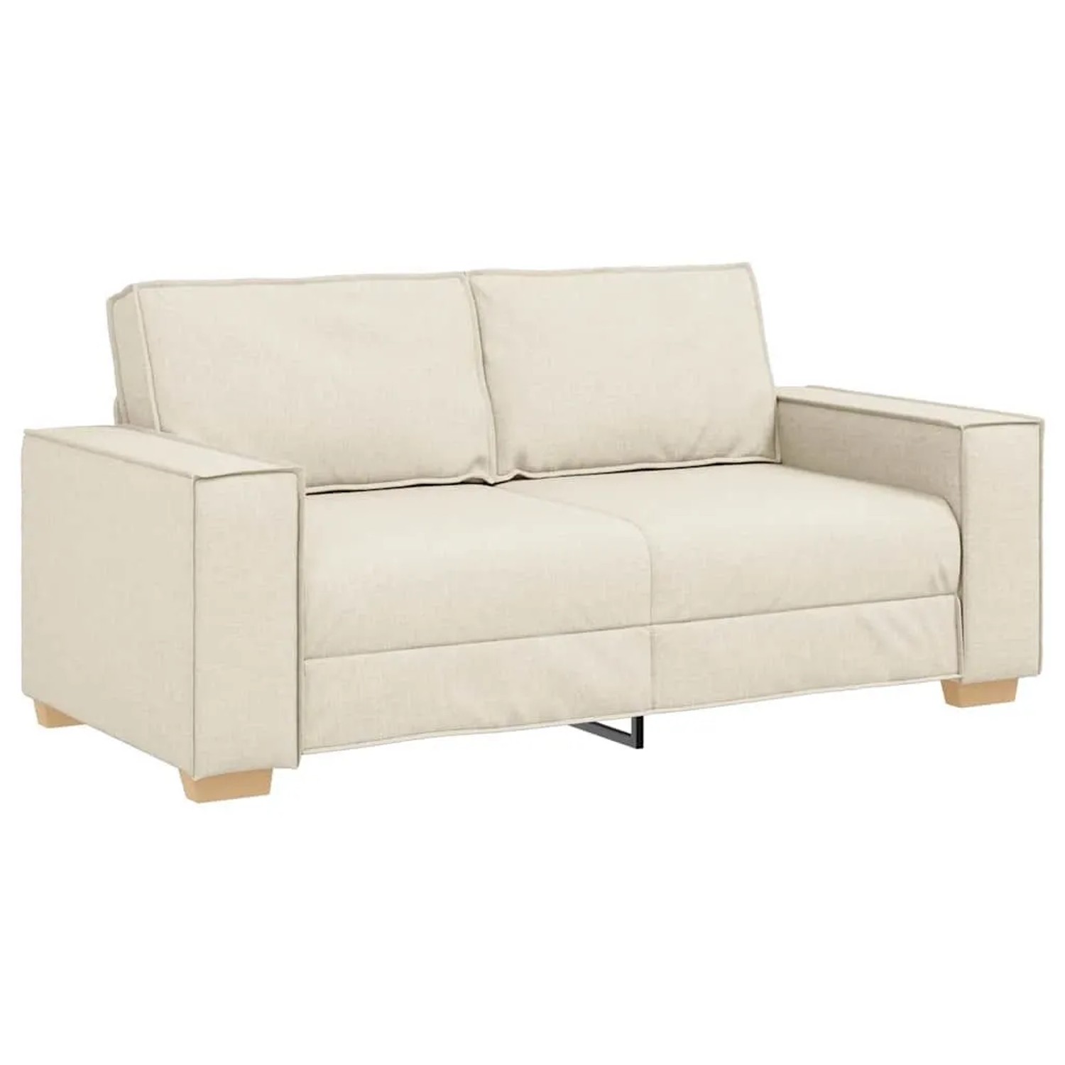 vidaXL 2-Sitzer Sofa Leinen 180x78x84 cm 4104989