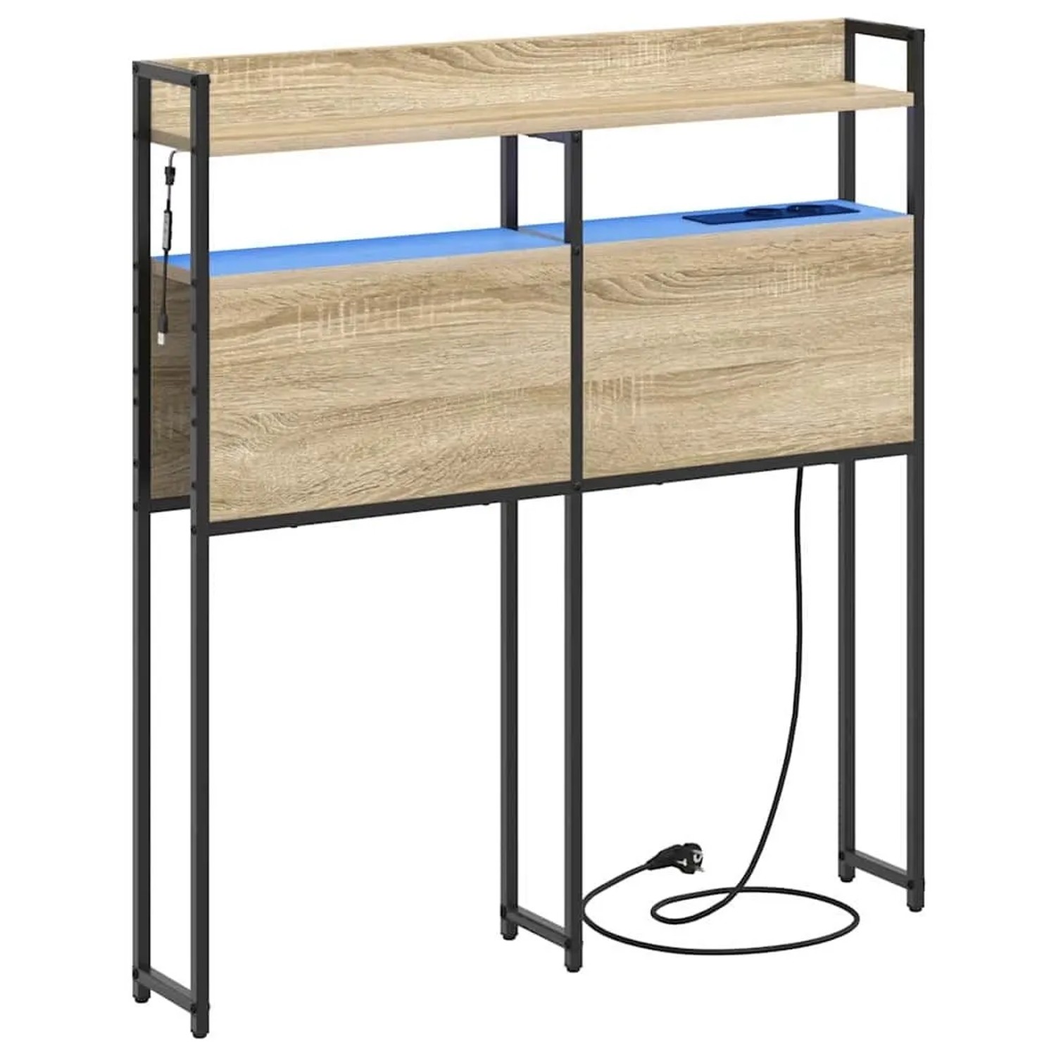 vidaXL Aufbewahrungskopfteil Sonoma-Eiche 75 cm Holzwerkstoff 859666