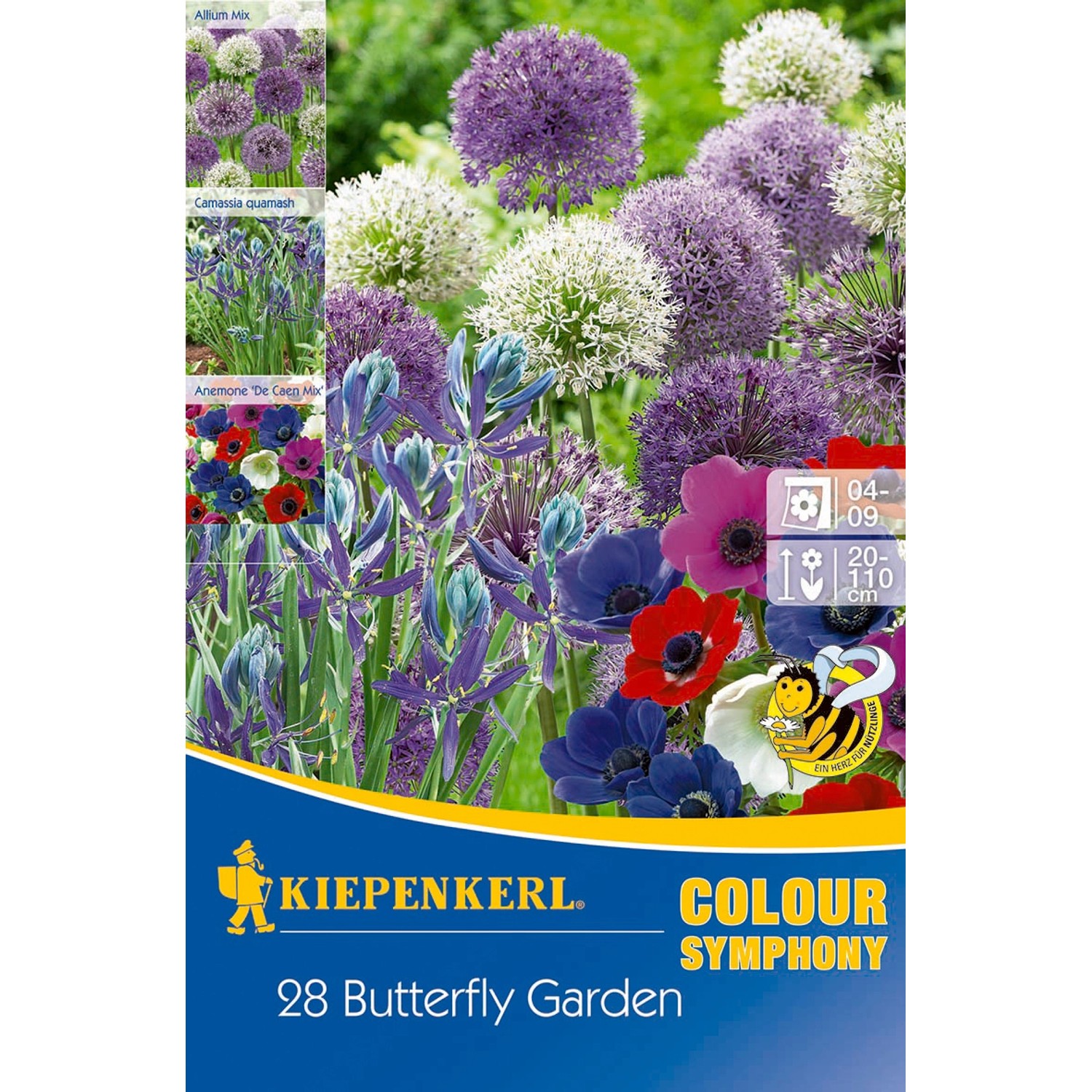 Kiepenkerl Blumenzwiebeln Colour Symphony Butterfly Garden Mix 28 Stück günstig online kaufen