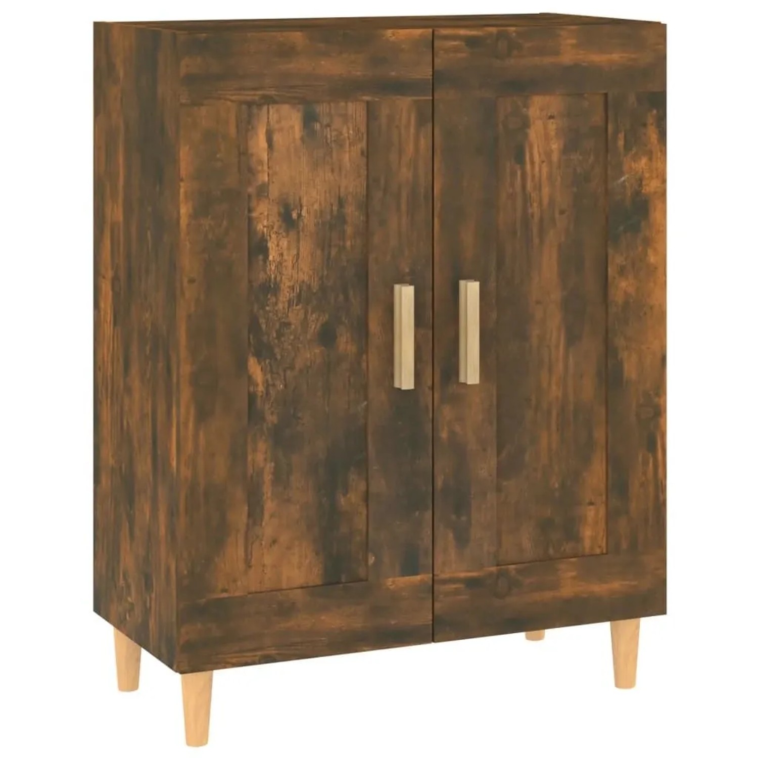vidaXL Sideboard Räuchereiche 69,5x34x90 cm Holzwerkstoff 817339