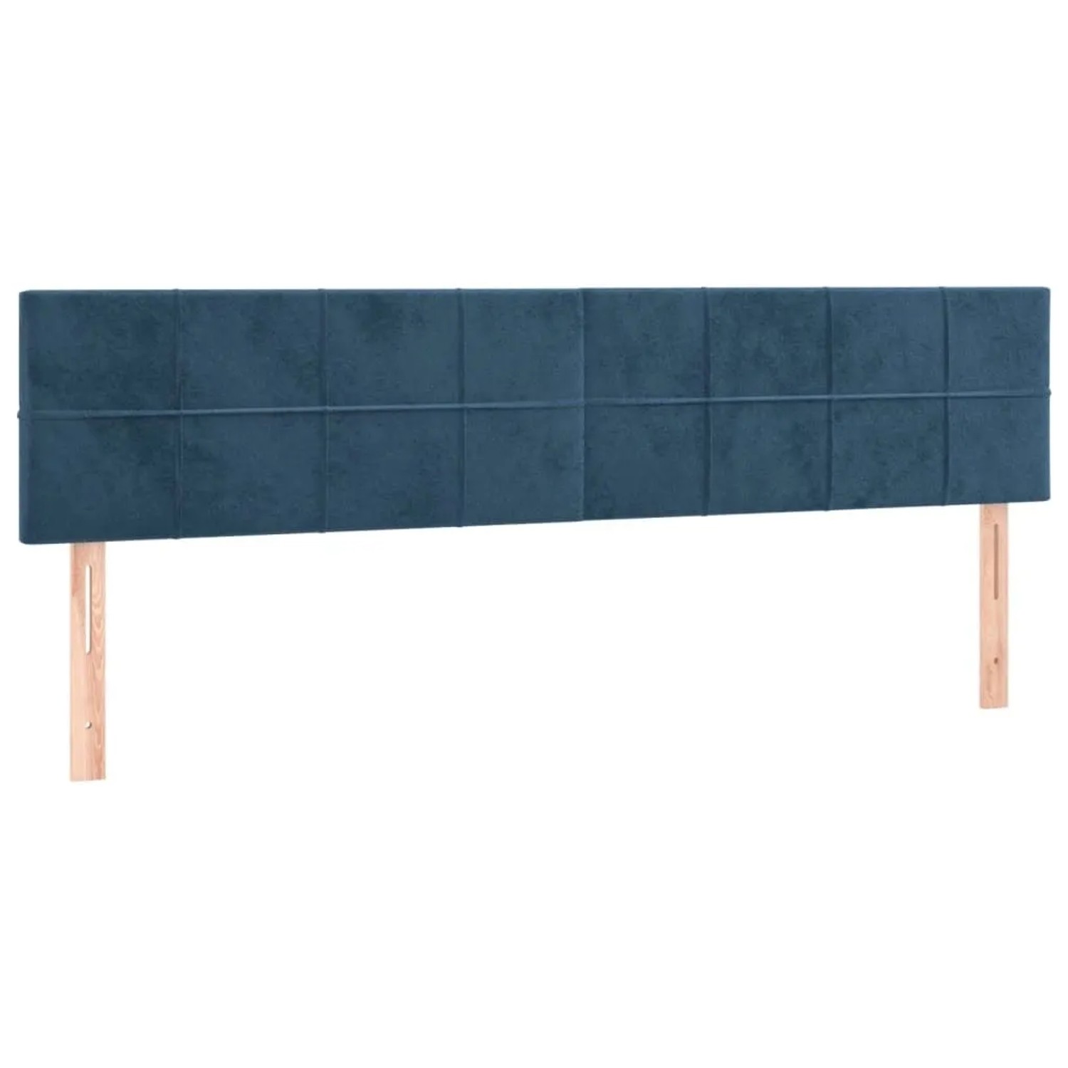 vidaXL Kopfteile 2 Stk Dunkelblau 90x5x78/88 cm Samt 346086