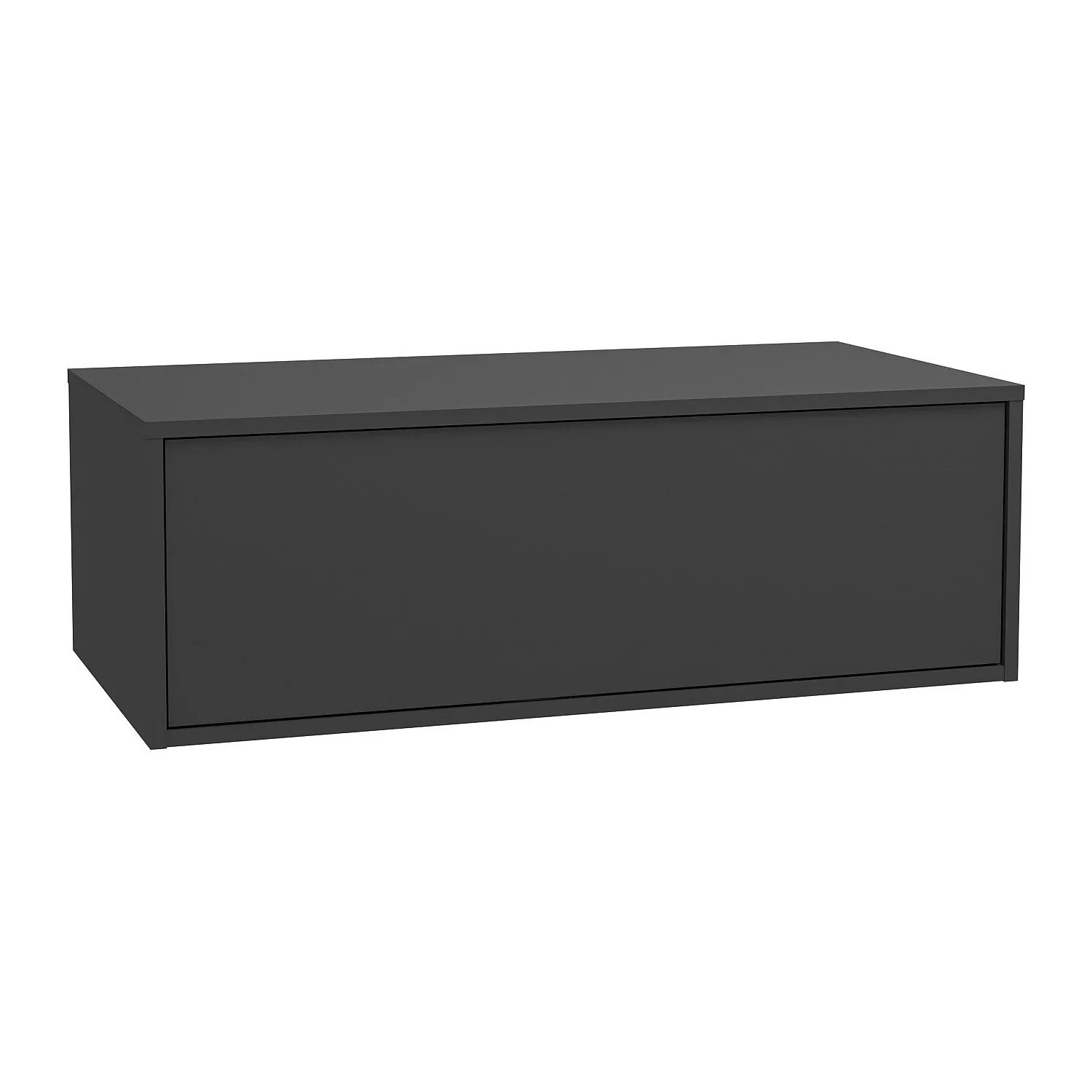 Vente-unique Waschbeckenunterschrank Teana Anthrazitgrau 94 cm