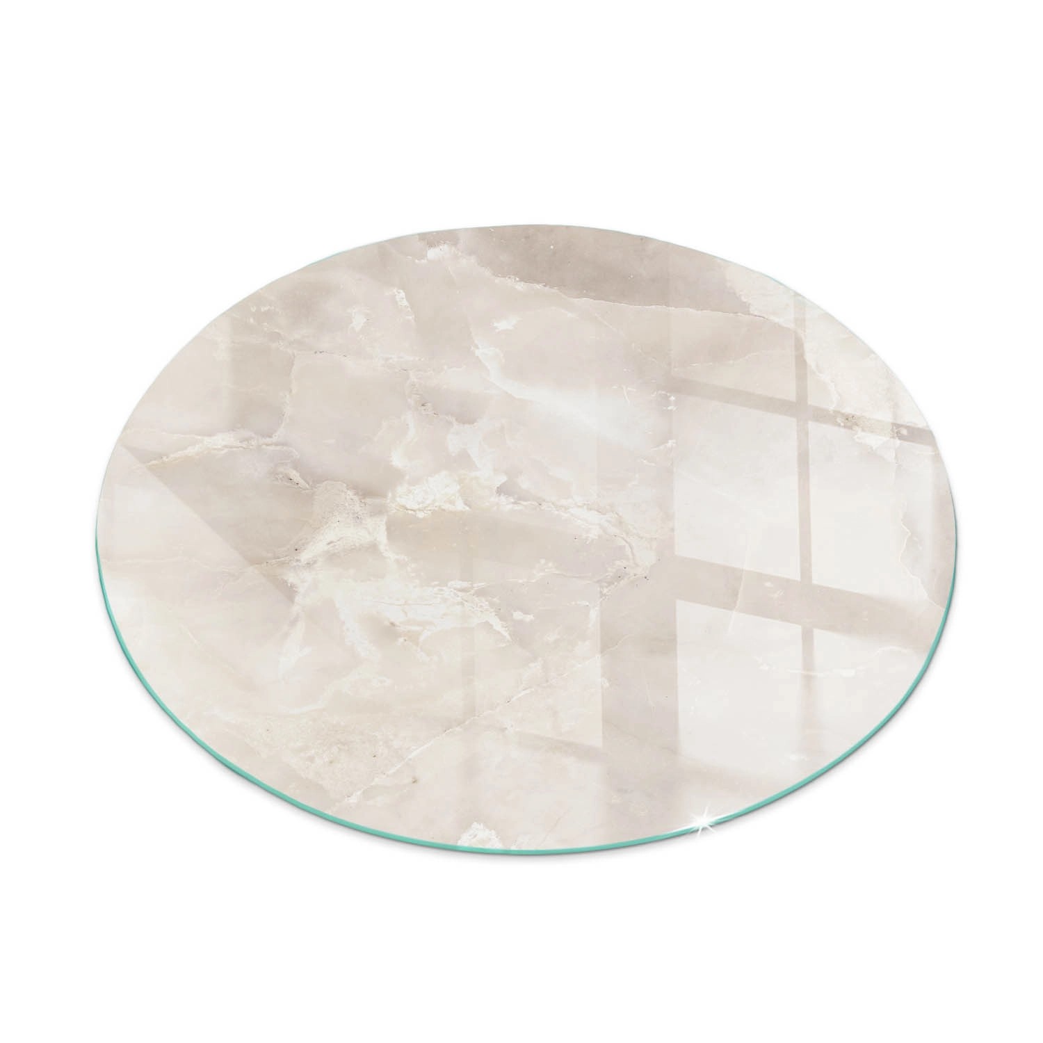 Tulup Glasplatte für Kamin Natürliches Marmormuster Glasbodenplatte für Kam günstig online kaufen