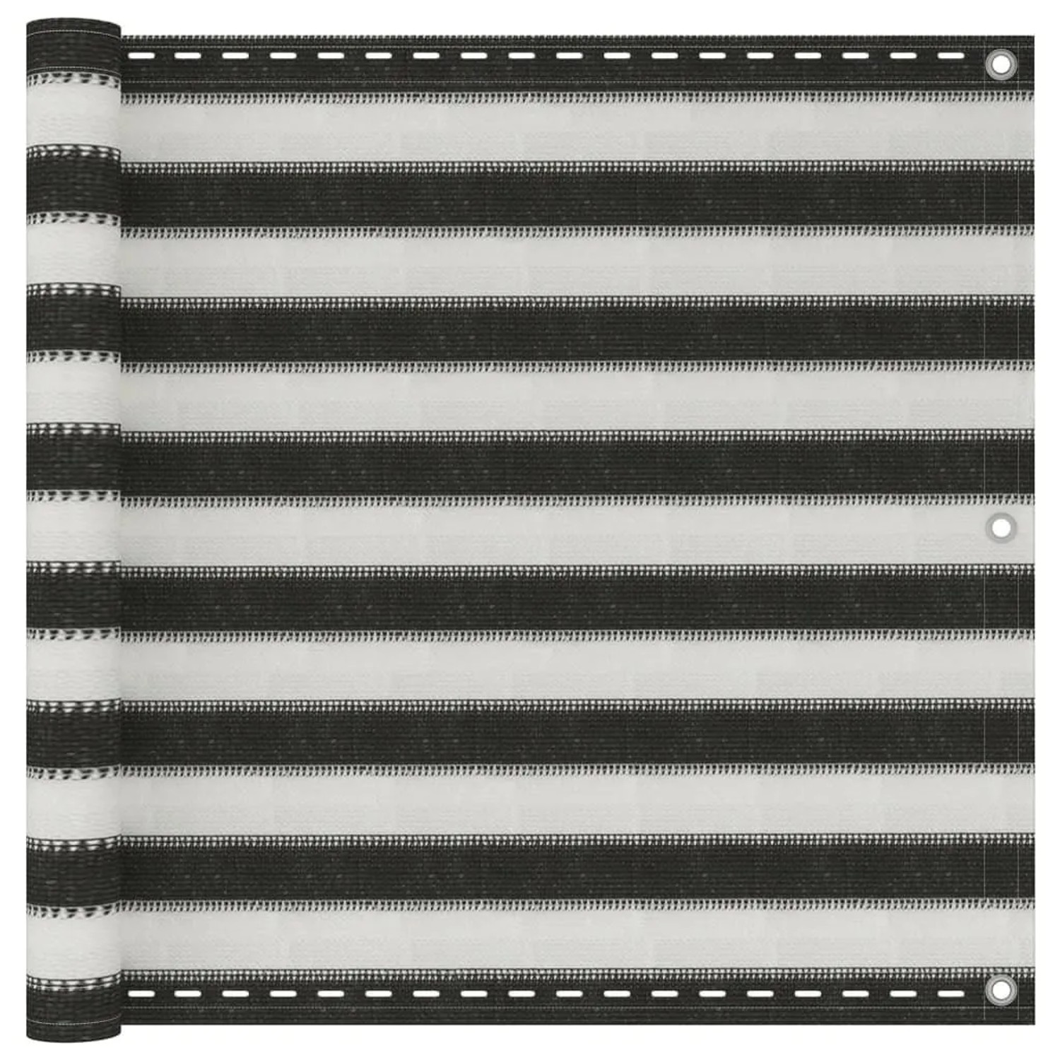 vidaXL Balkon Sichtschutz HDPE 90x600 cm Anthrazit und Weiß 42319