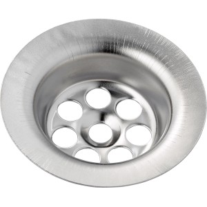 Ventilkelch aus Edelstahl, Ø 63 mm, für Waschbecken und Spülen.