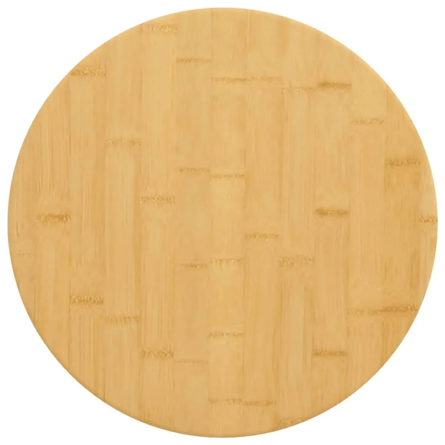 vidaXL Tischplatte Ø50x1,5 cm Bambus 352673