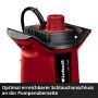 Einhell Akku-Schmutzwasserpumpe GE-DP 18/25 Li-Solo, Detailaufnahme des Schlauchanschlusses.