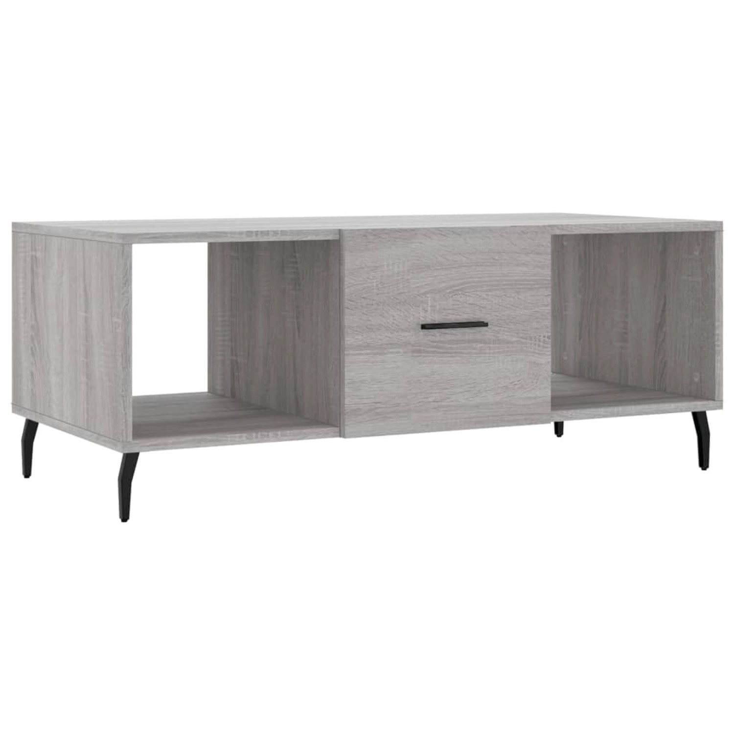 vidaXL Couchtisch Grau Sonoma 102x50x40 cm Holzwerkstoff Modell 5 günstig online kaufen