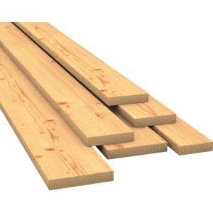 Sägeraues Schalbrett aus Fichte/Tanne, 23x150x2000 mm, für Innenausbau und Holzkonstruktionen.