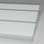 Detailaufnahme einer Glasscheibe der Schulte ExpressPlus Runddusche AlexaStyle2.0.