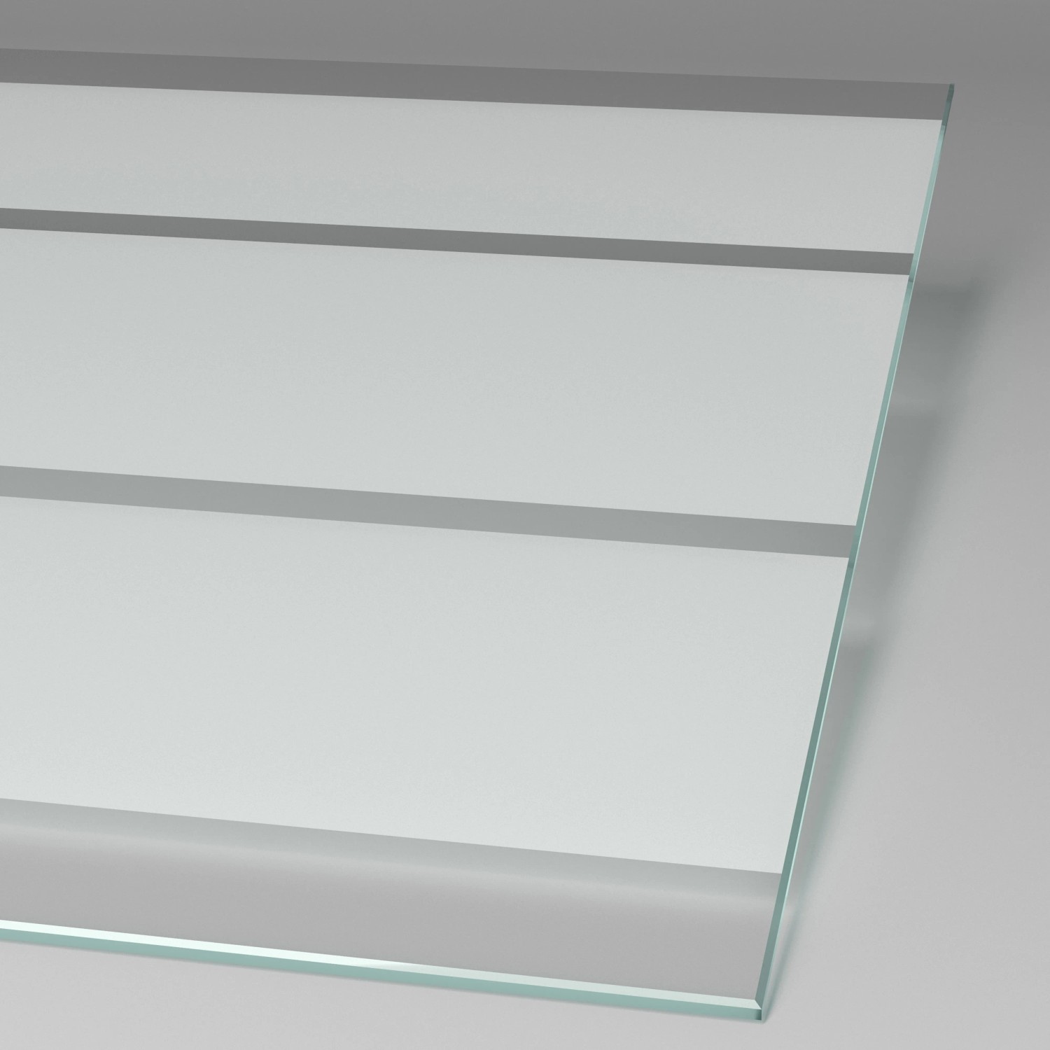 Detailaufnahme einer Glasscheibe der Schulte ExpressPlus Runddusche AlexaStyle2.0.
