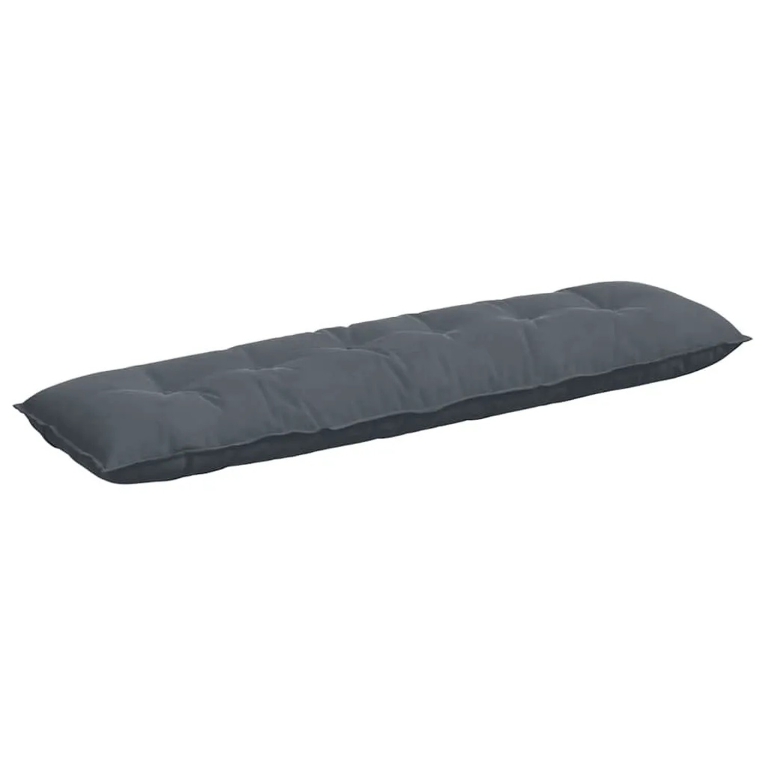 vidaXL Rückenkissen Dunkelgrau 180 x 50 cm Cordstoff 42014934