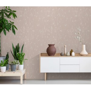 Erismann Vliestapete Paradisio 2 Gräser Creme, dezentes Muster, natürliche Optik für Wohnräume.