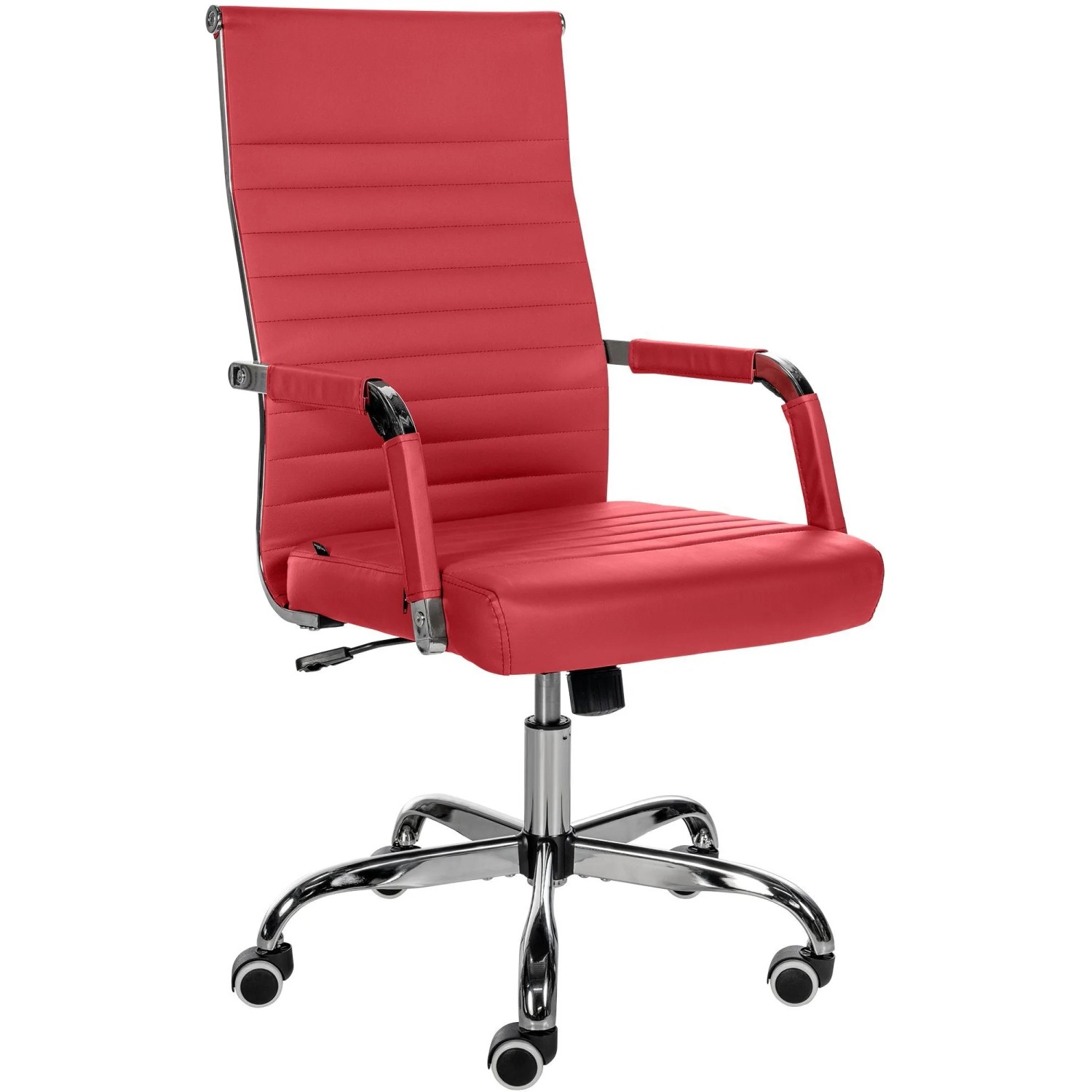 CLP Bürostuhl Amadora Rot/Kunstleder