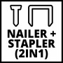 Symbolbild: Einhell Akku-Nagler/Tacker TE-CN 18 Li Solo (2in1) für Akkugeräte.